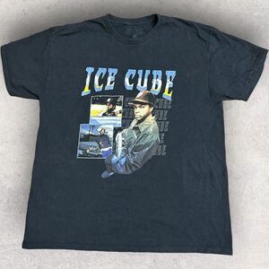Ice Cube T Shirt Adult XL Black Rap Hip Hop Modern Short Sleeve‎ Compton